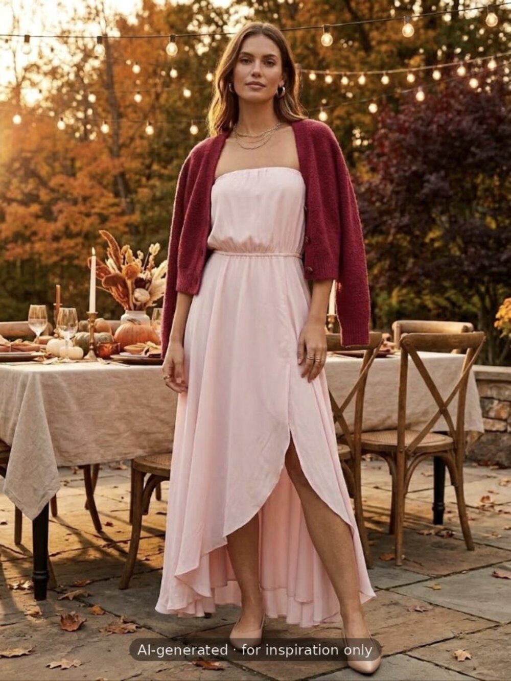 Haute Hippie 100% Silk Strapless Maxi Dress Blush Pink High Low Size M